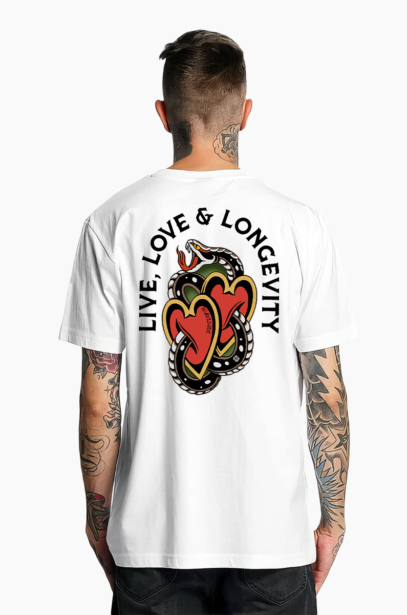 Live, Love & Longevity T-shirt