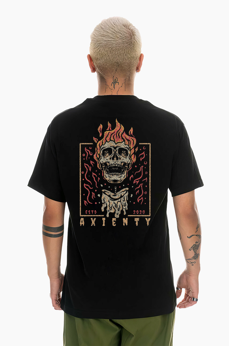 Anxiety Skull Candle T-shirt