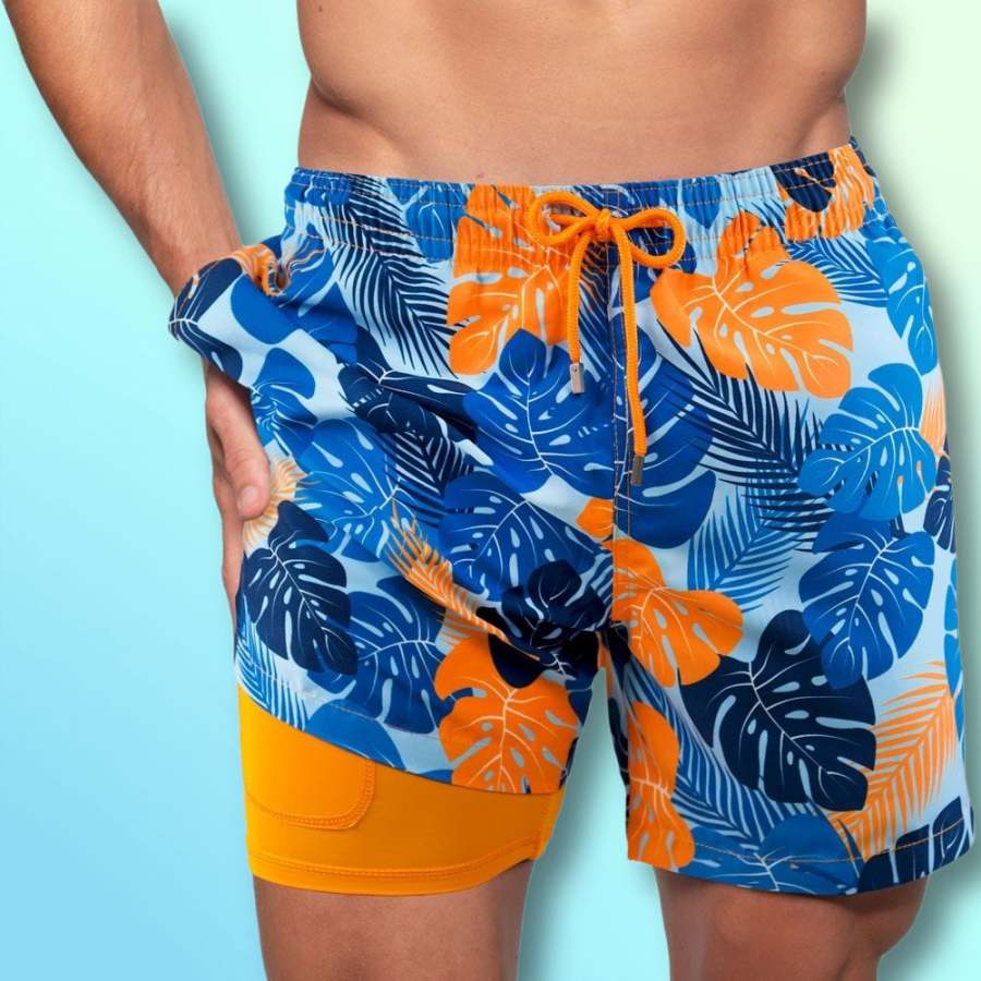 Swim Trunks with Liner(Buy 3 Free Shipping) – Lindasporty