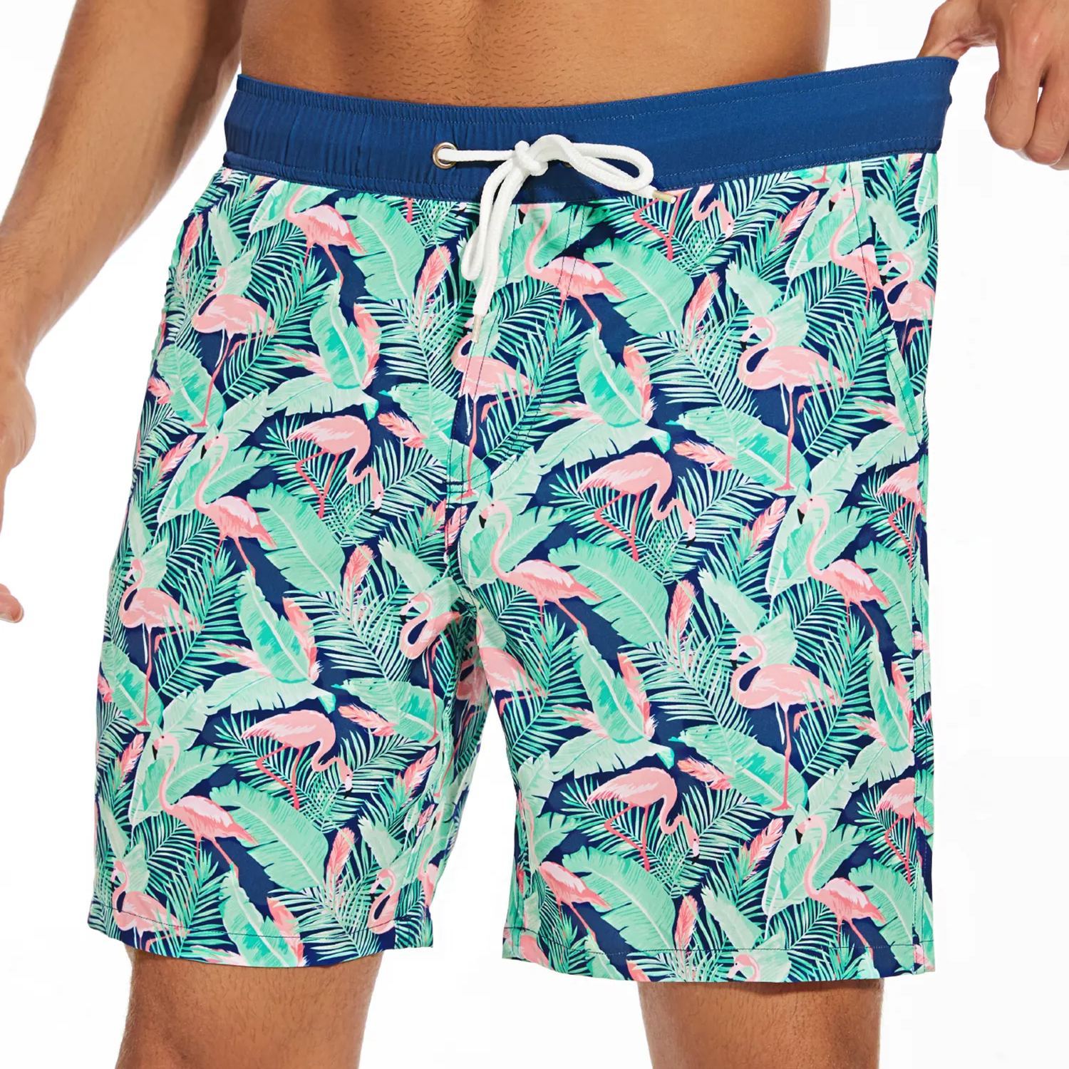 Flamingo Paradise 2 In 1 Sport Swim Trunks – Lindasporty