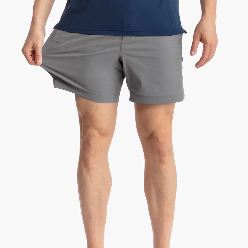 GreyMen's Builtin Underwear Athletic Shorts With 5 Pockets Lindasporty