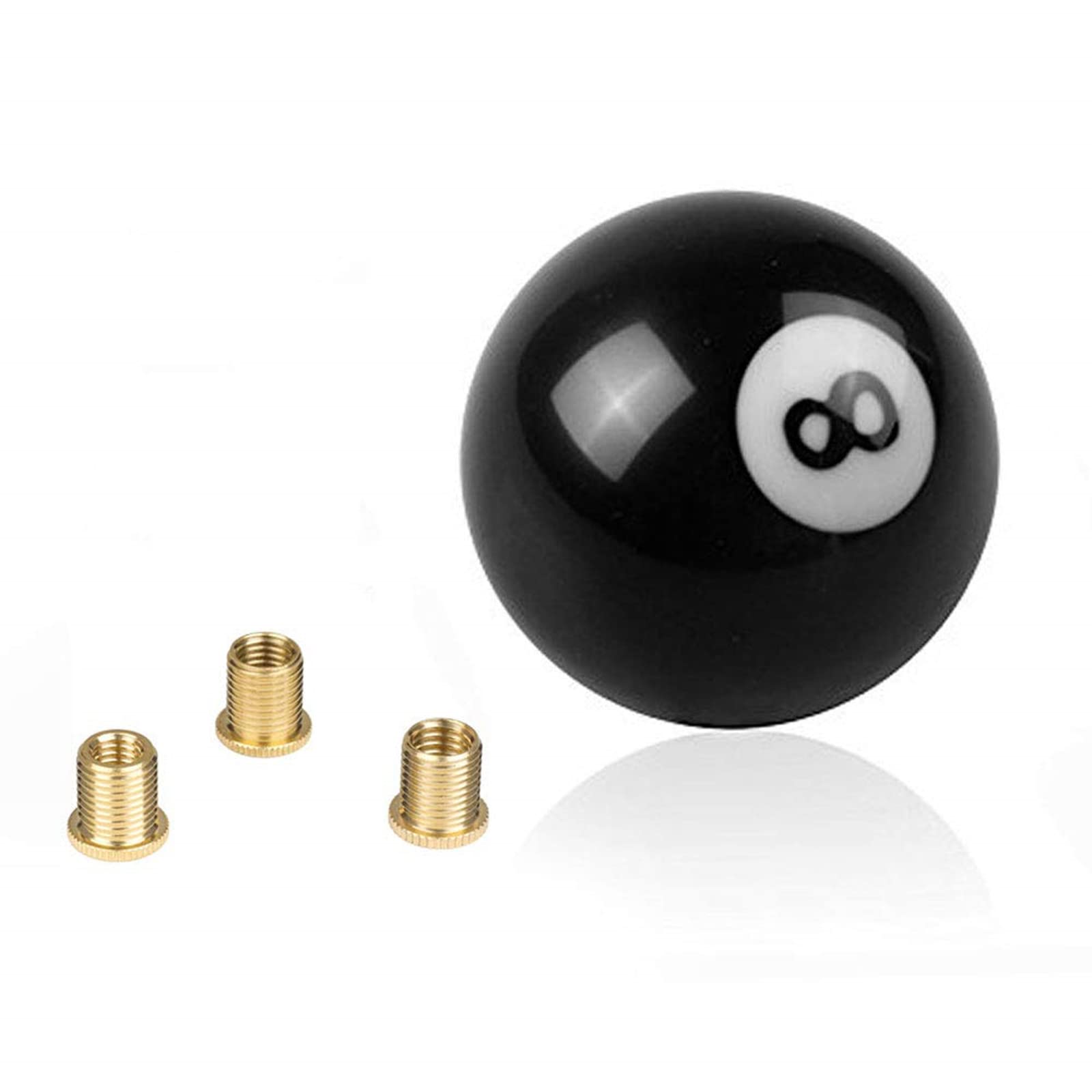 Black 8 Ball Billiard Gear Shifter Shift Knob