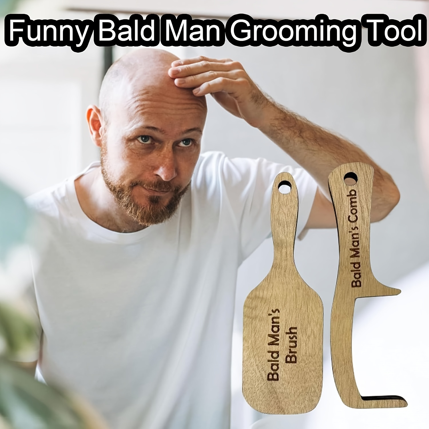 Bald Man's Brush&Comb
