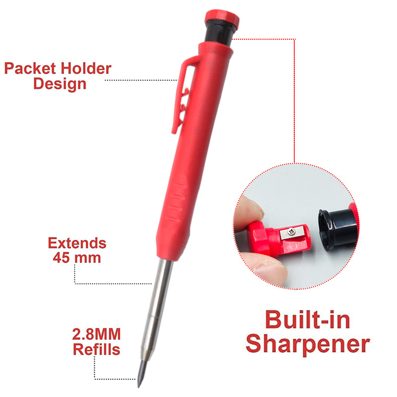 Professional Engineering Carpentry Pen-2.88mm Graphite Refill