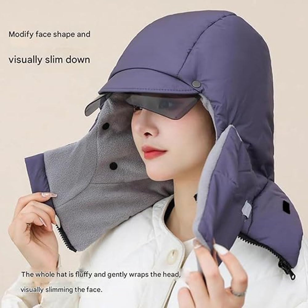 Windproof Full Coverage Outdoor Mask with Glasses