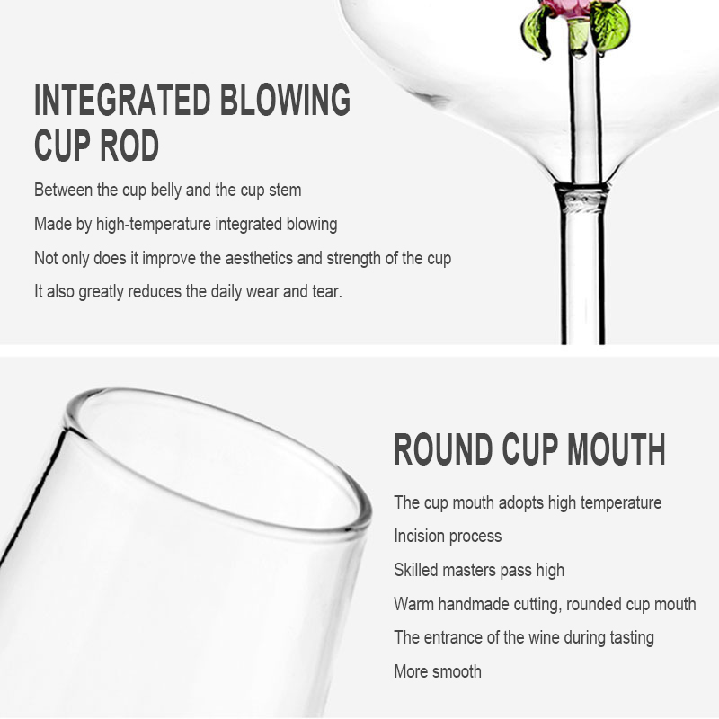 Creative Crystal Rose Glass – Romantic Glassware for Gifts & Special Occasions