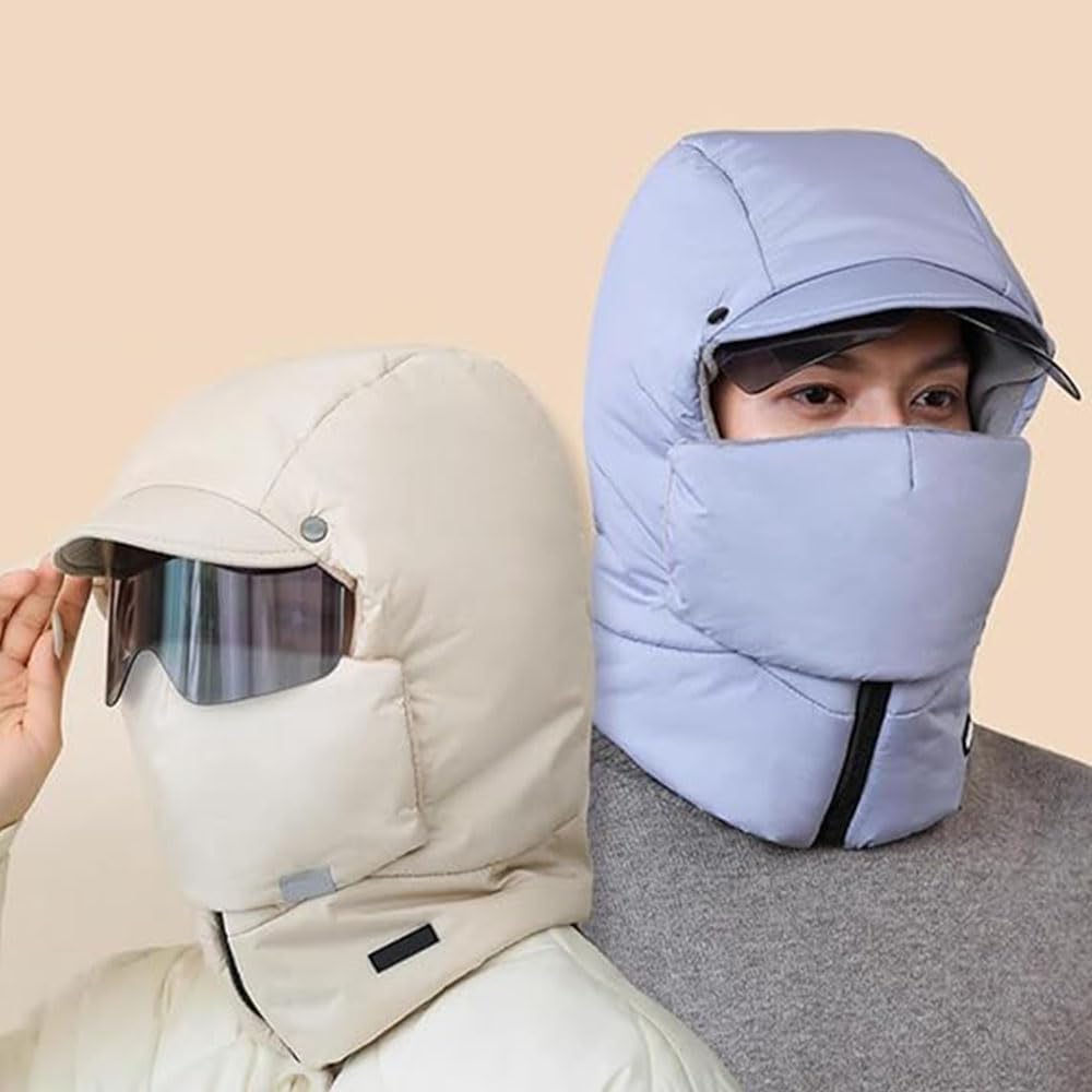Windproof Full Coverage Outdoor Mask with Glasses