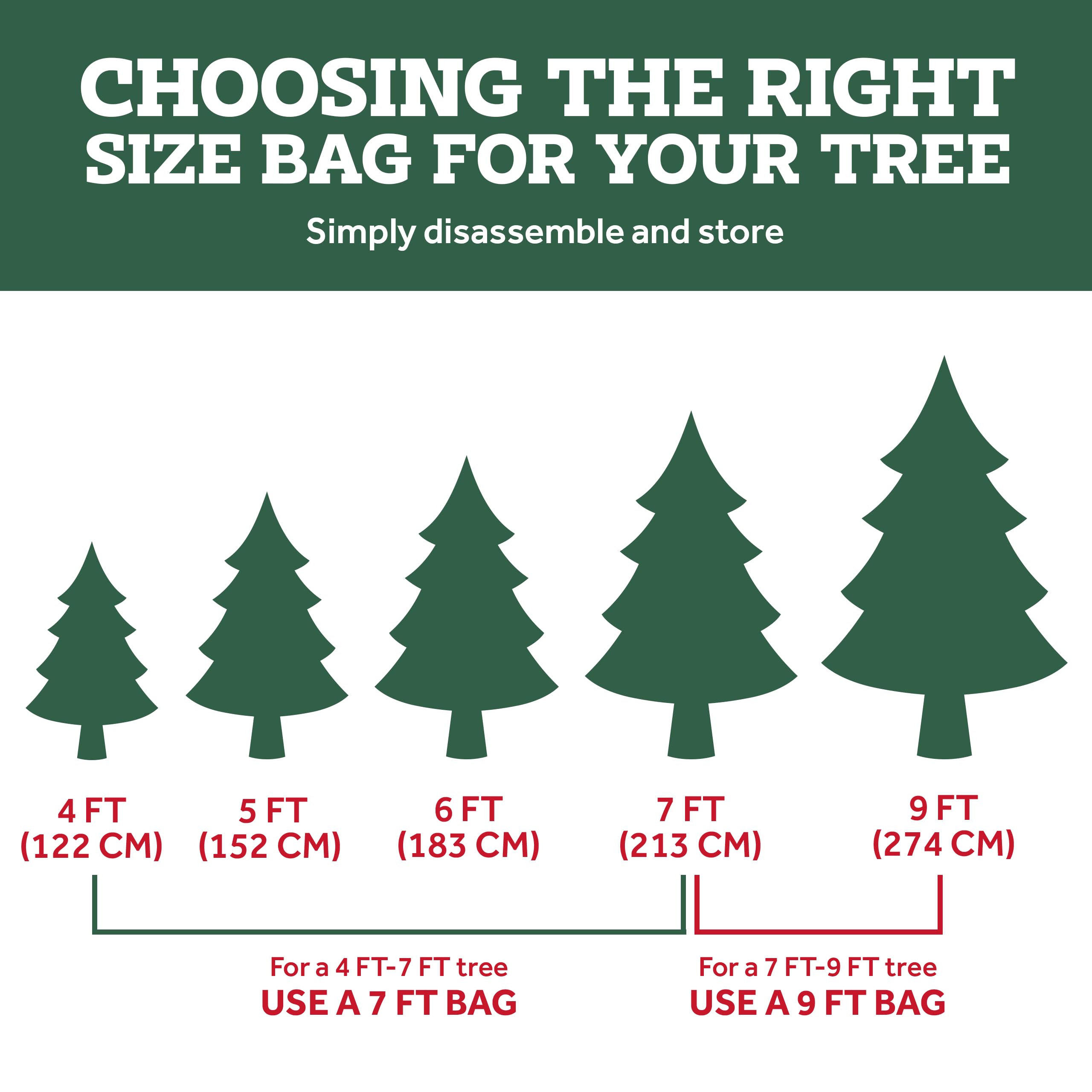 Large Christmas Tree Storage Bag