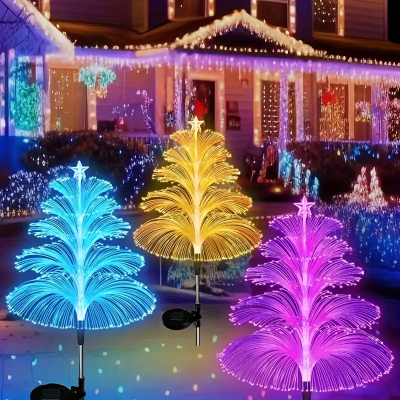 Solar Color Changing Christmas Tree Lights
