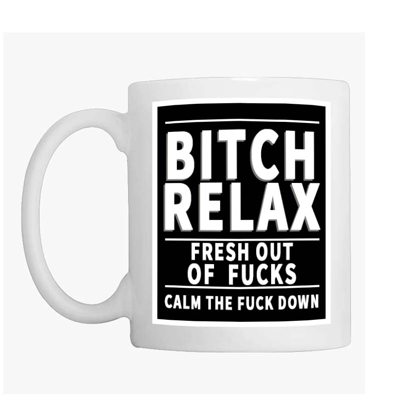 RELAX- Ceramic Coffee Cup