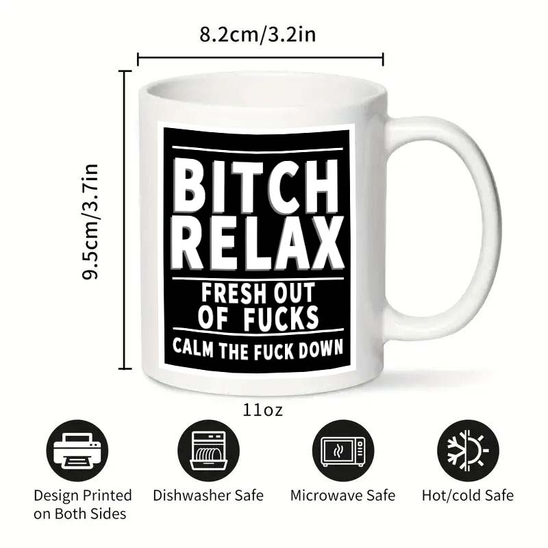 RELAX- Ceramic Coffee Cup