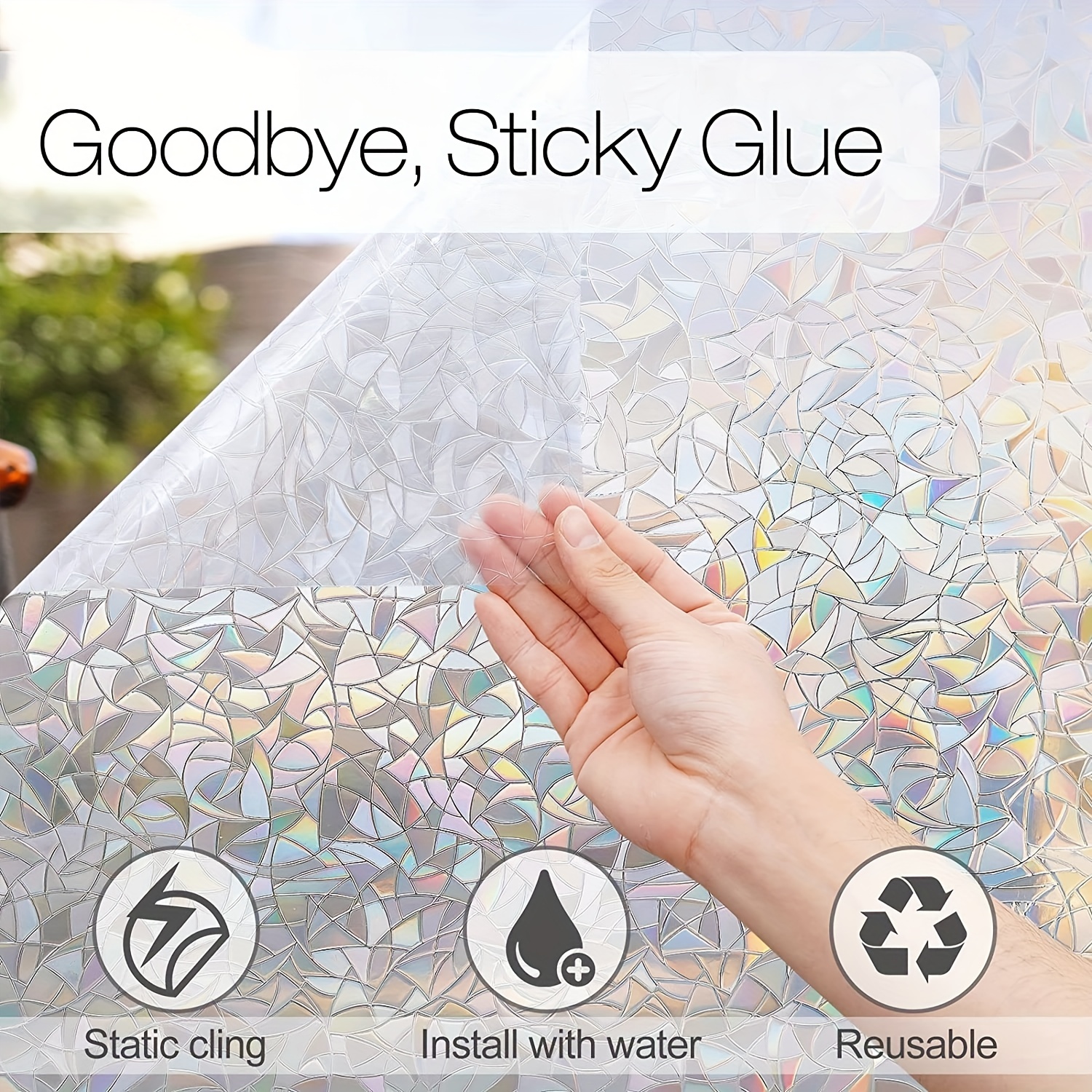 Sun Catcher-Rainbow Static Window Sticker