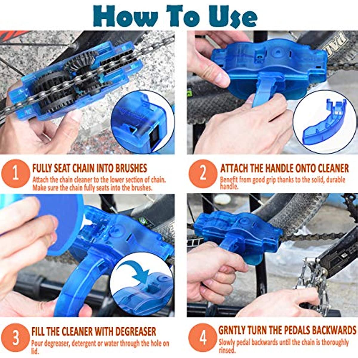 Professional Bike Chain Cleaning Kit