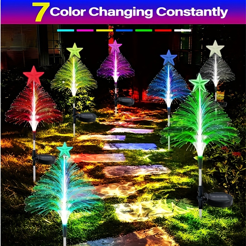 Solar Color Changing Christmas Tree Lights