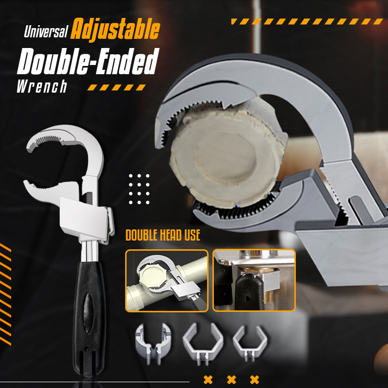 🔥Multifunctional Adjustable Double-ended Wrench Tool🔥