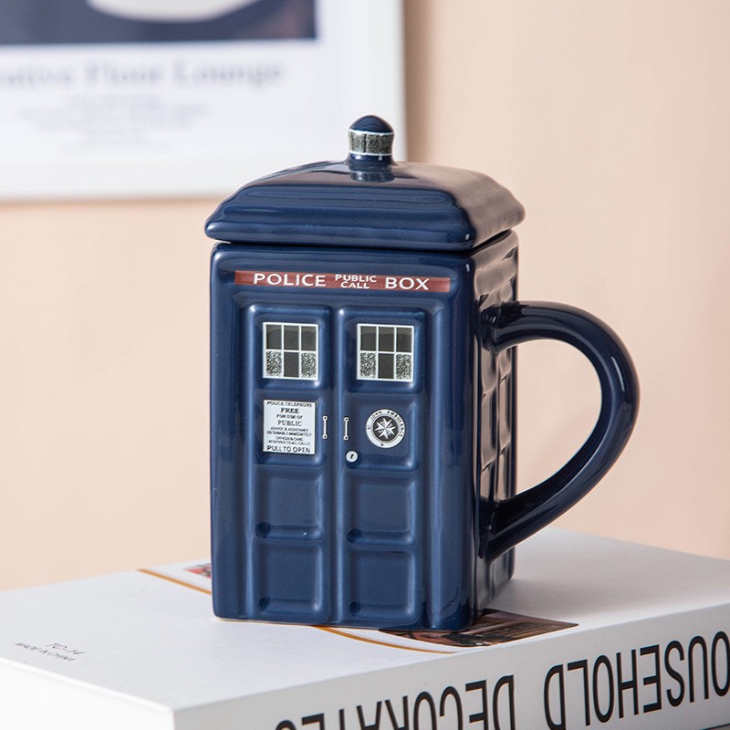 Telephone Booth Ceramic Mug