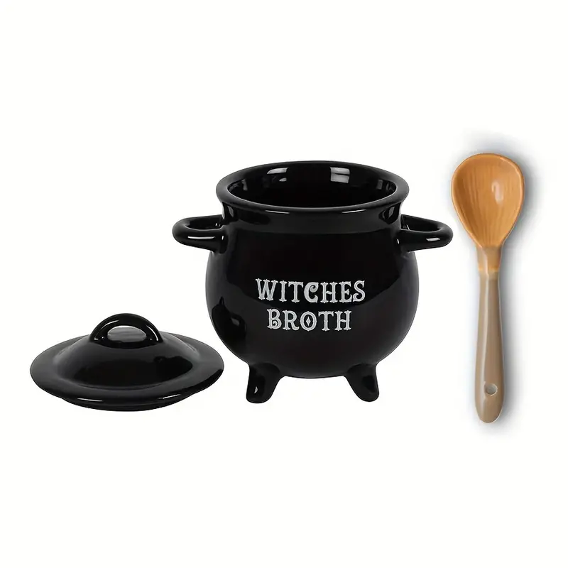 Witches Brew Cauldron Mug Set