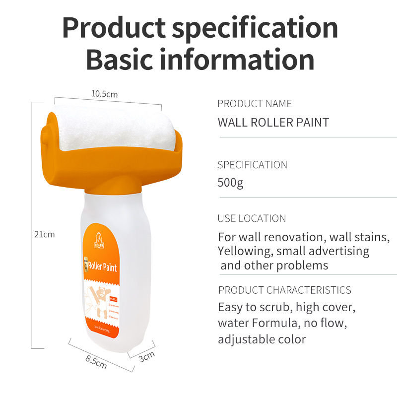 Portable Wall Paint Roller Kit