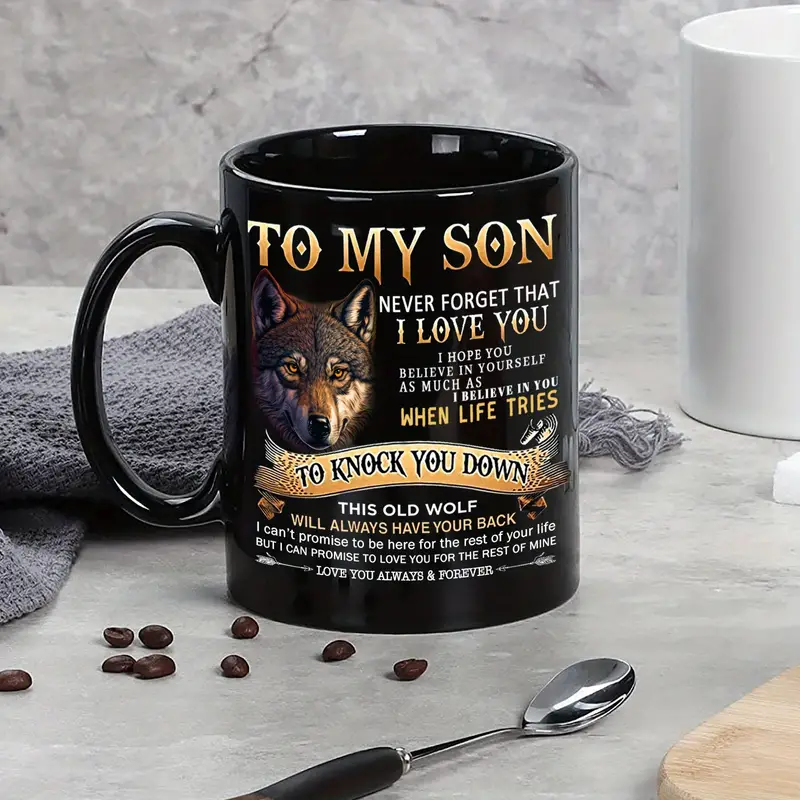 To My Son Coffee Cup
