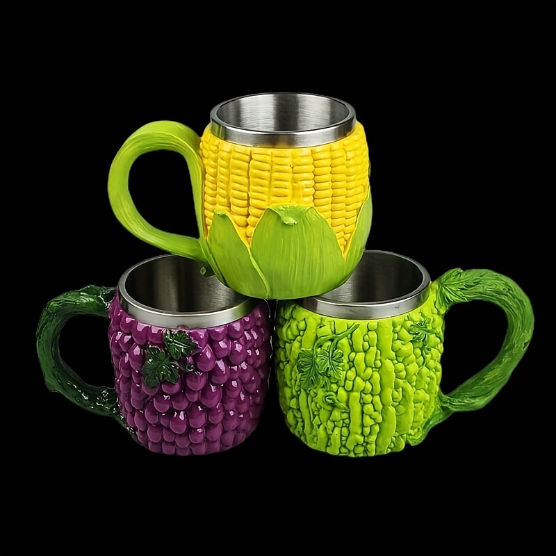 Stainless Steel Fruit Beer Mug - Ideal Gift for Girlfriends and Friends