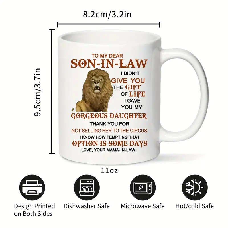 11 oz Ceramic Coffee Mug - Novelty Gift