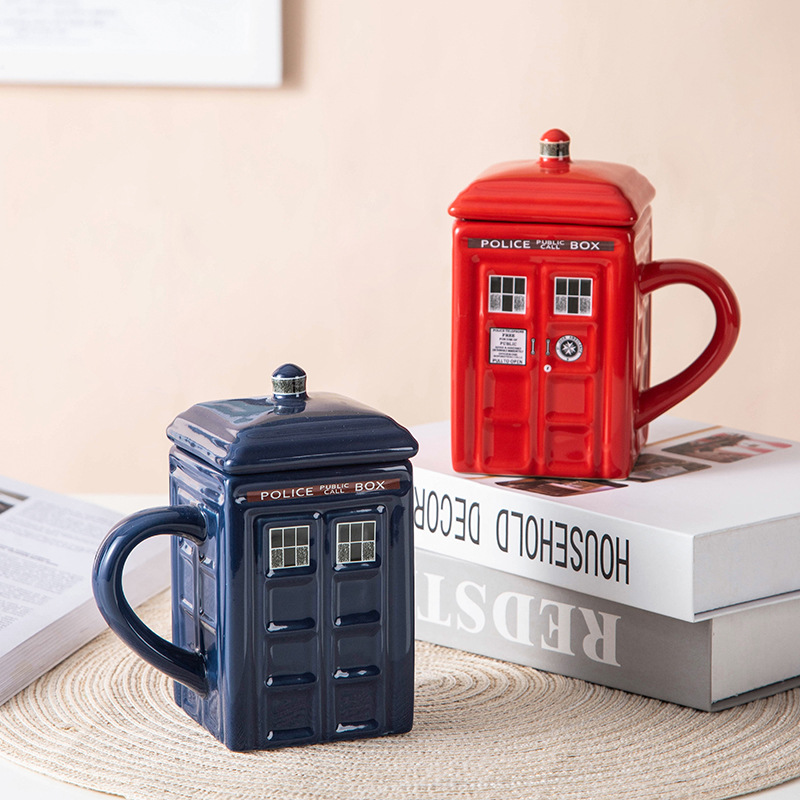 Telephone Booth Ceramic Mug