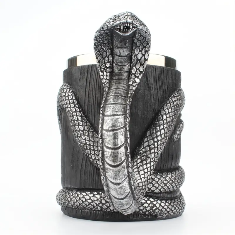 Stainless Steel Cobra Beer Mug