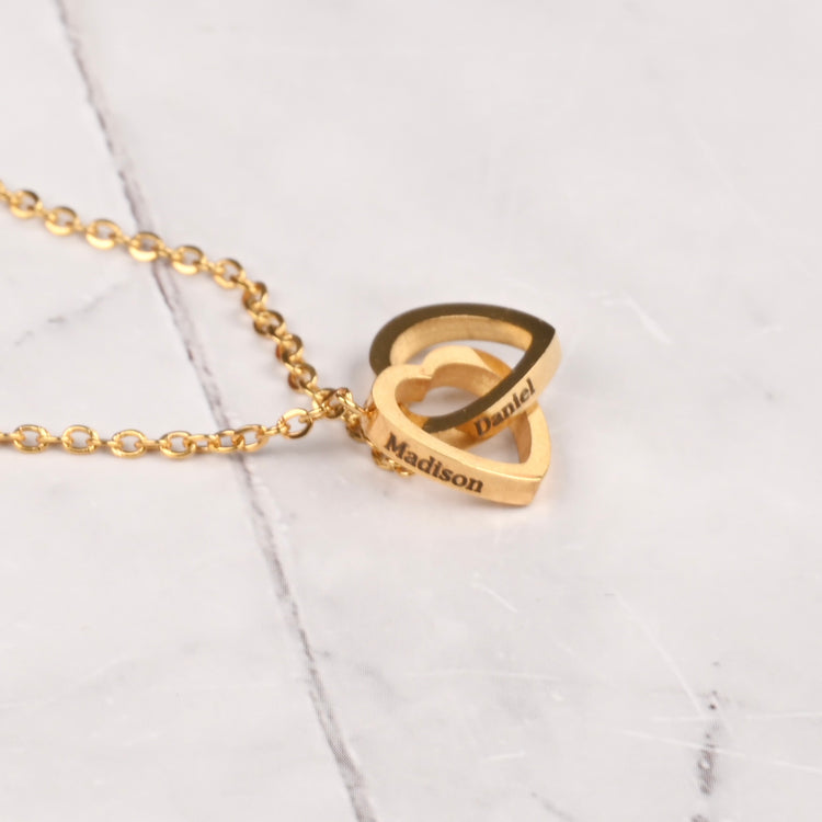 Eternal Rose Bear W/ Engraved Necklace