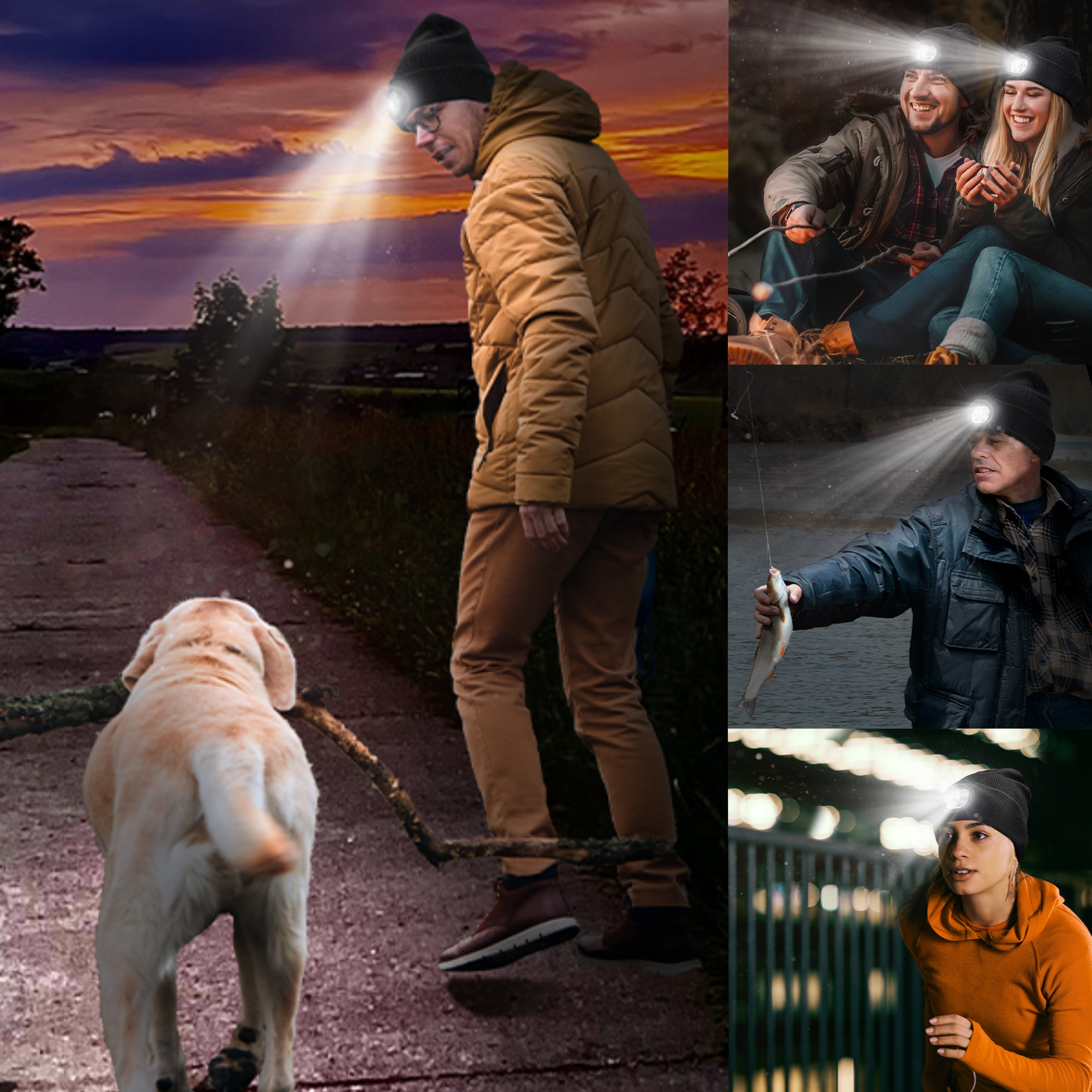 3-in-1 Winter Warm Bluetooth Hat