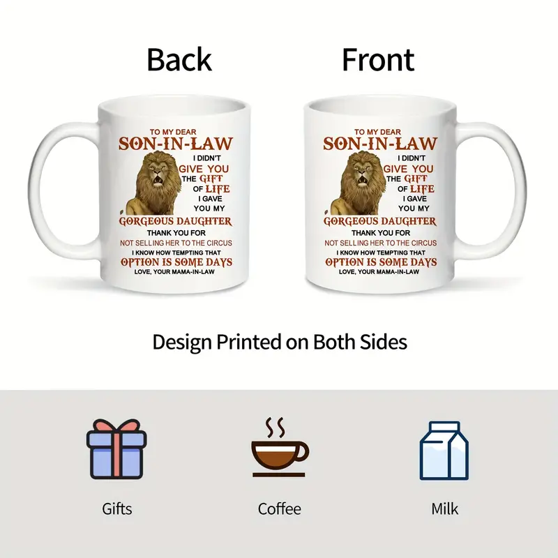 11 oz Ceramic Coffee Mug - Novelty Gift