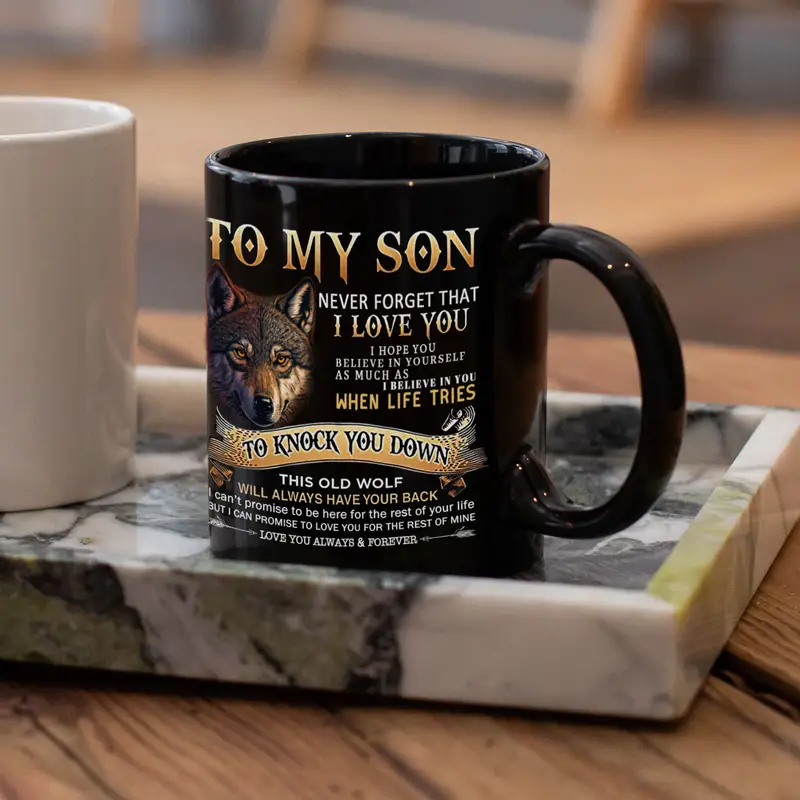 To My Son Coffee Cup