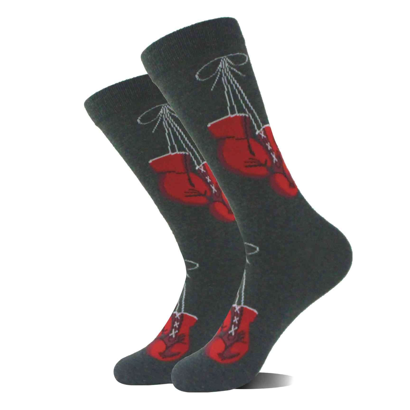 Guitar Patterned Crew Socks