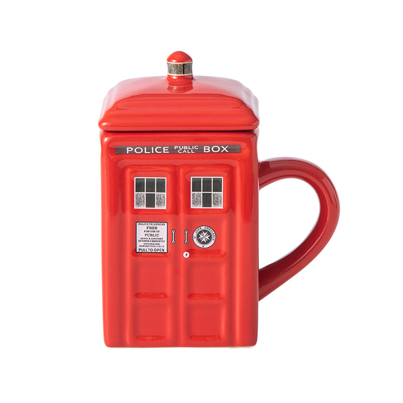 Telephone Booth Ceramic Mug