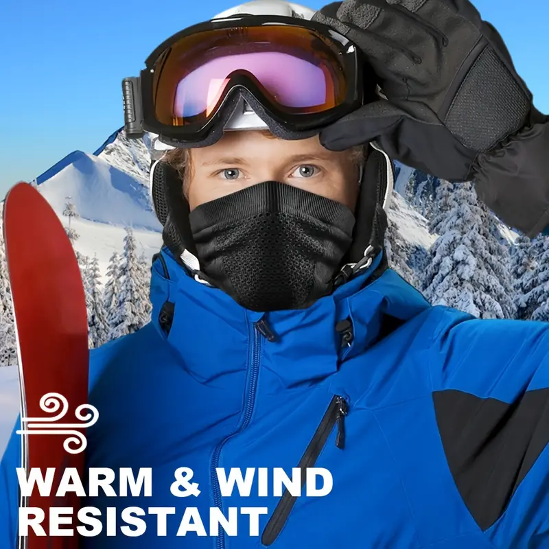 Winter Neck Guard Half Face Windproof Mask