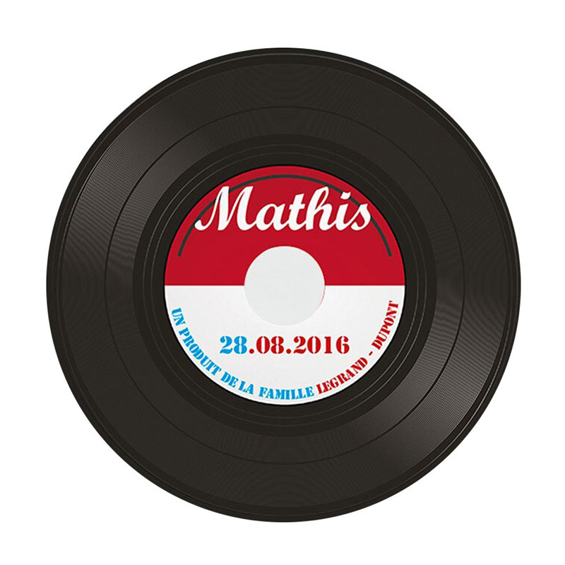 Round Vinyl Record Rug