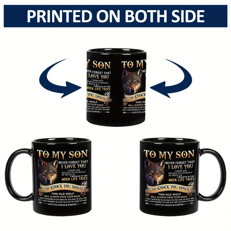 To My Son Coffee Cup