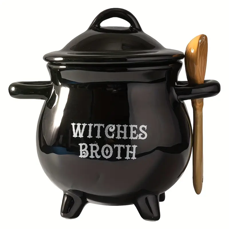 Witches Brew Cauldron Mug Set