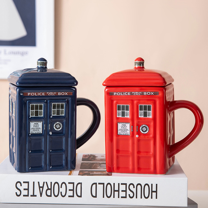 Telephone Booth Ceramic Mug