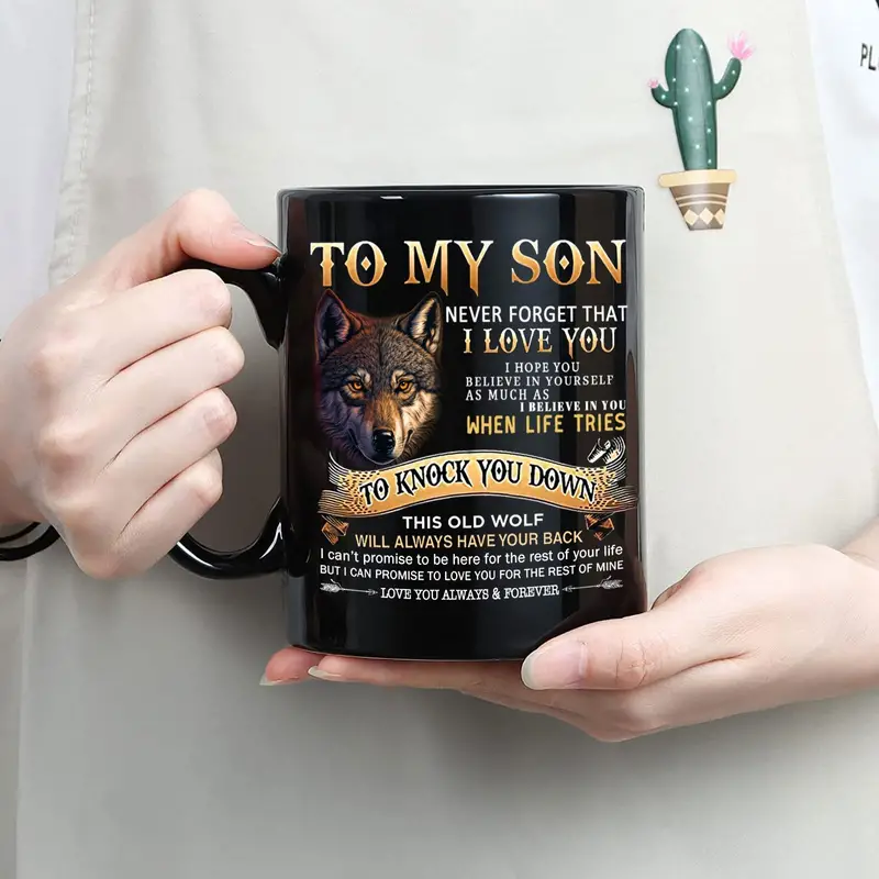 To My Son Coffee Cup