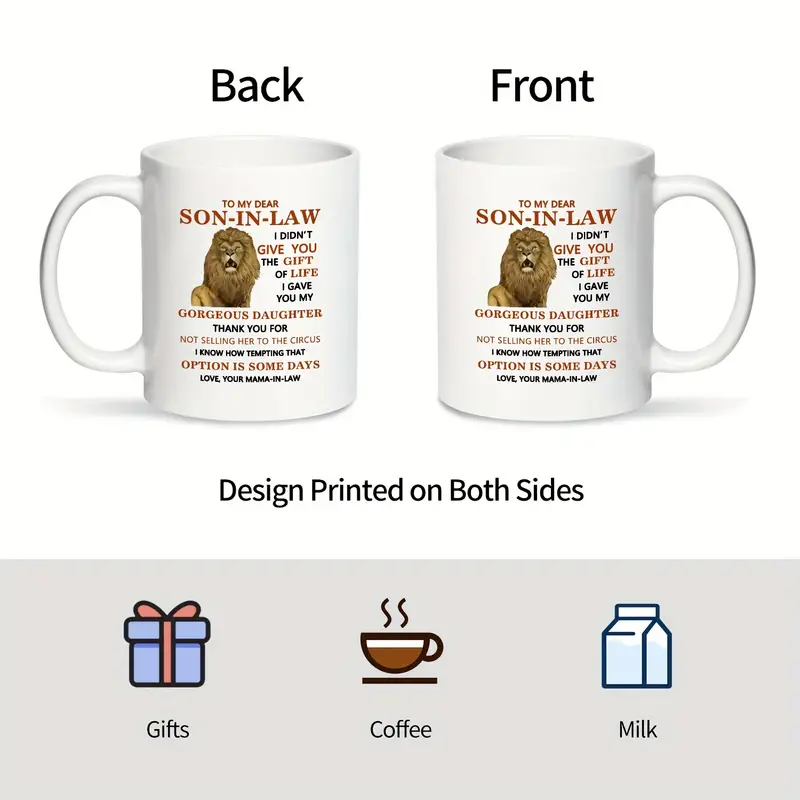 11 oz Ceramic Coffee Mug - Novelty Gift