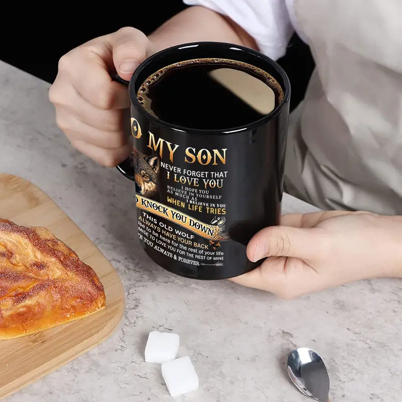 To My Son Coffee Cup