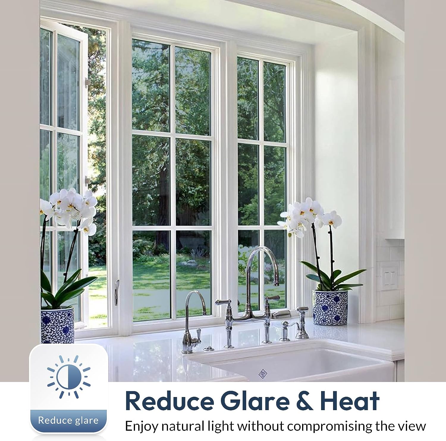 100% Privacy Sun Screen Window Film