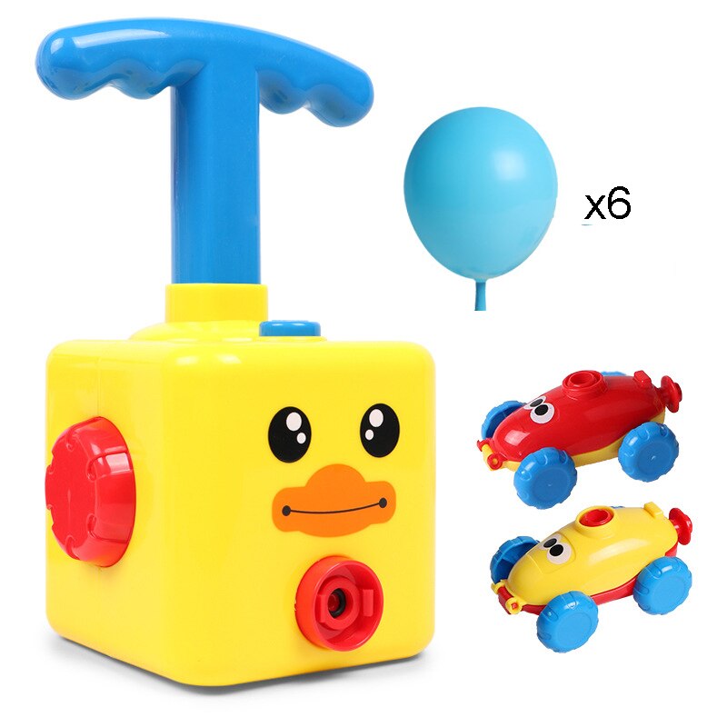Balloon Powered Car &Rocket Launcher Toy Set ForChildren