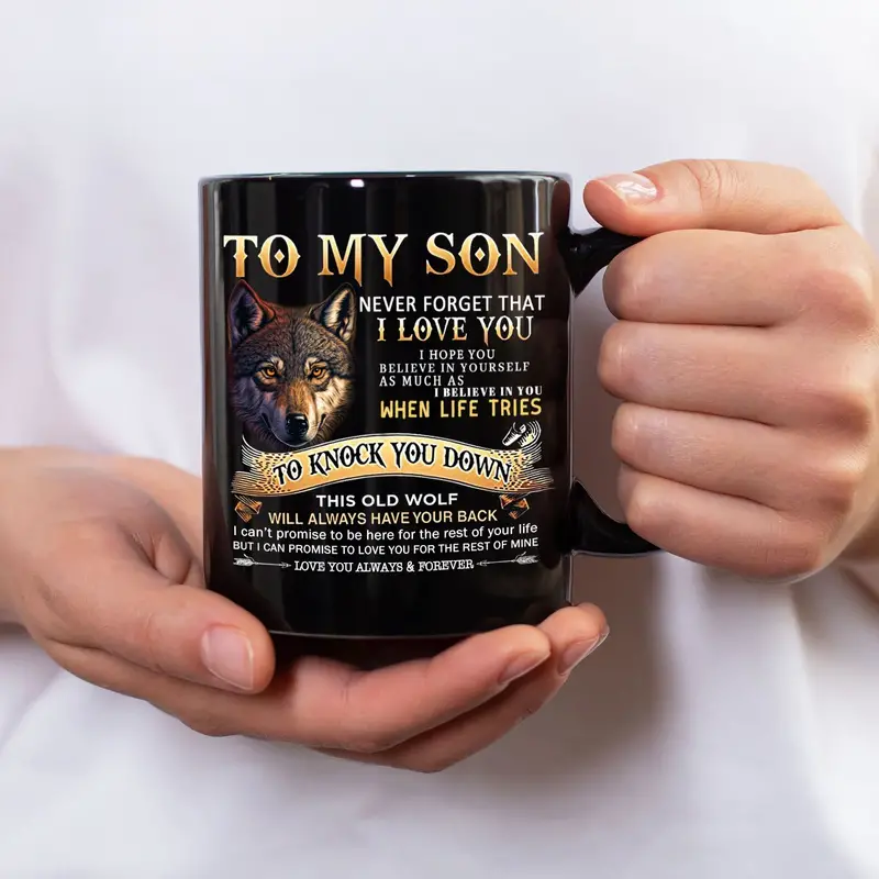 To My Son Coffee Cup