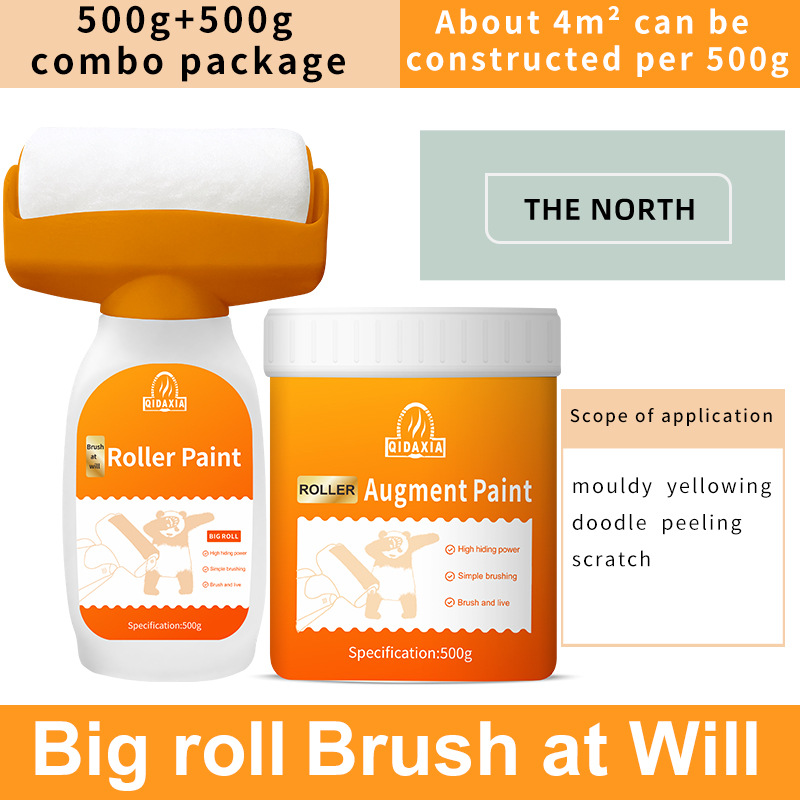 Portable Wall Paint Roller Kit