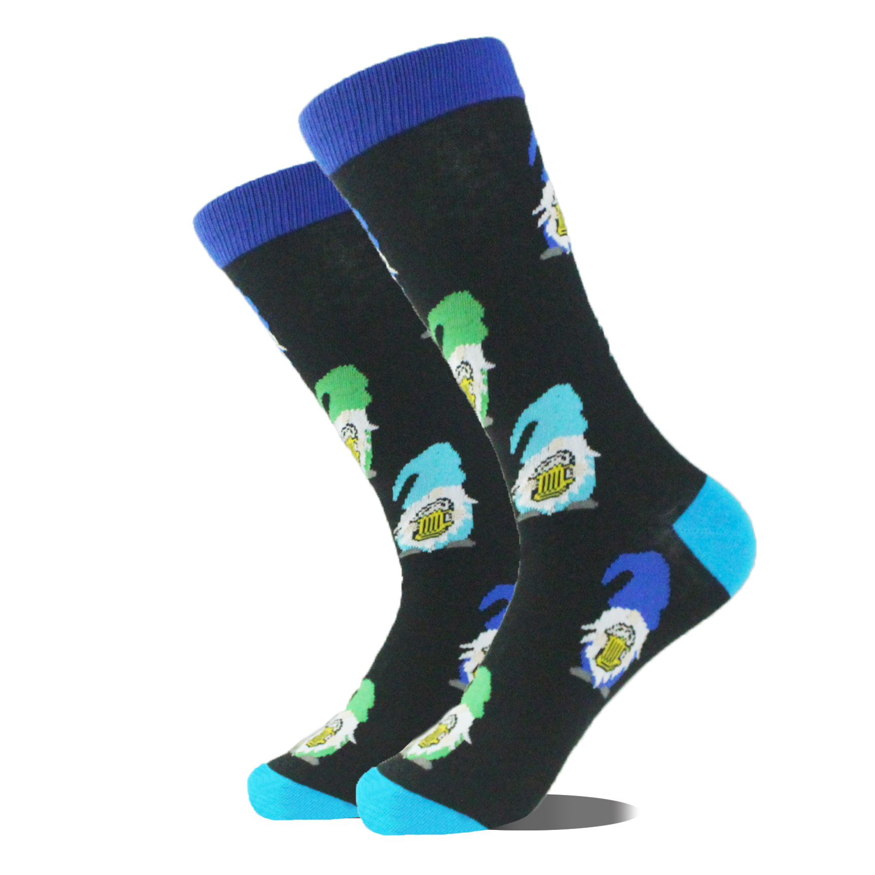 Guitar Patterned Crew Socks