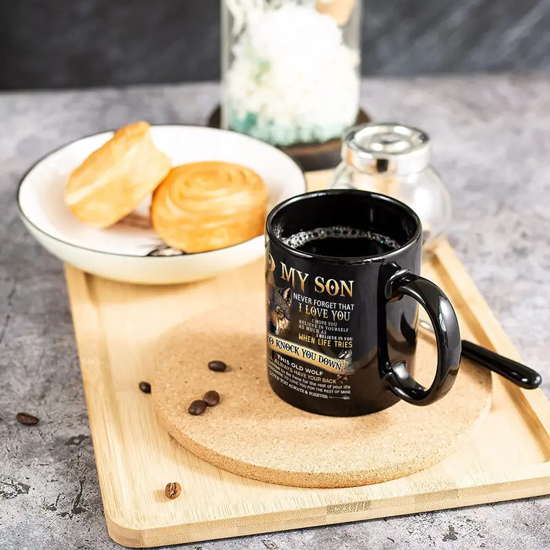 To My Son Coffee Cup