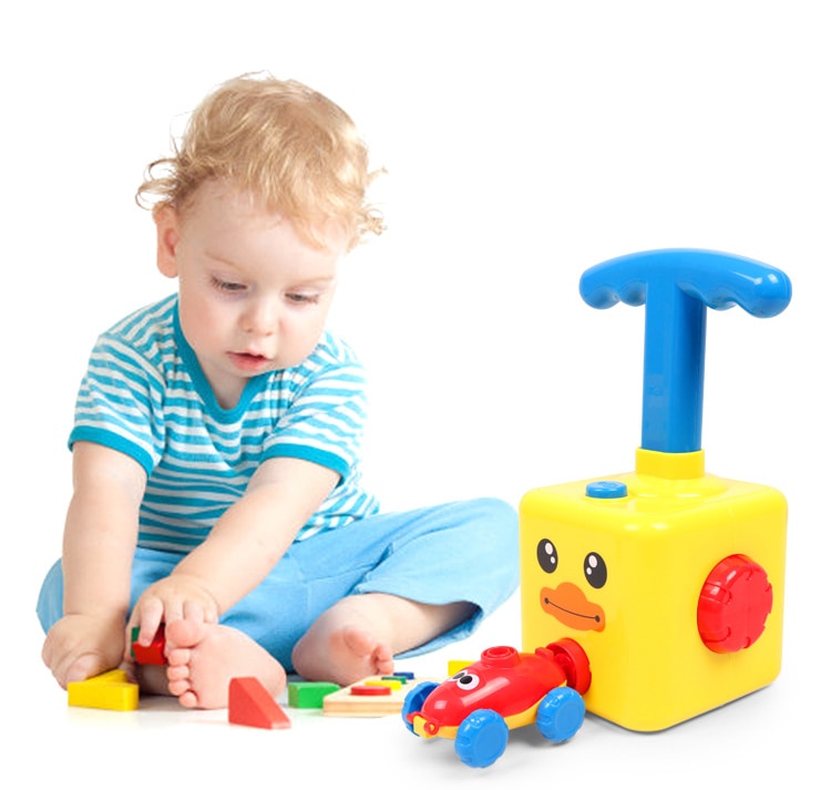 Balloon Powered Car &Rocket Launcher Toy Set ForChildren