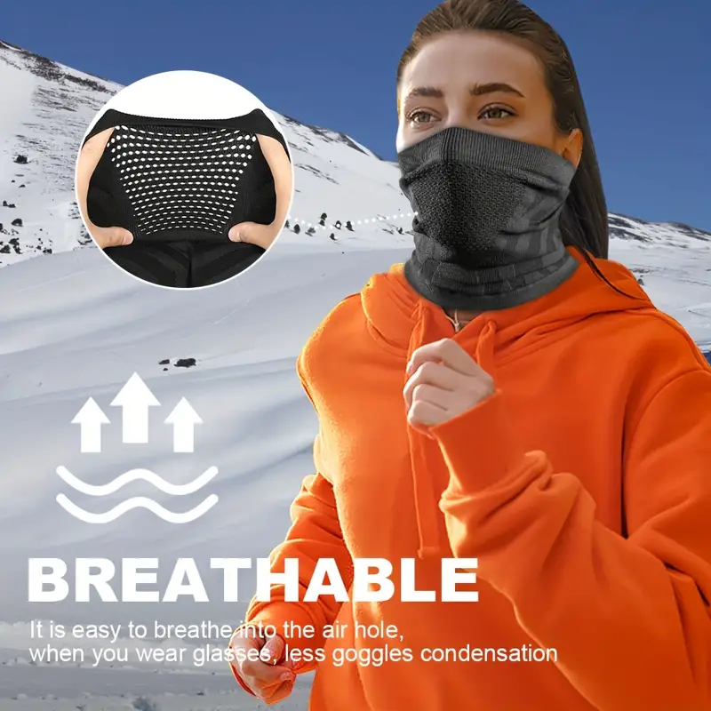 Winter Neck Guard Half Face Windproof Mask