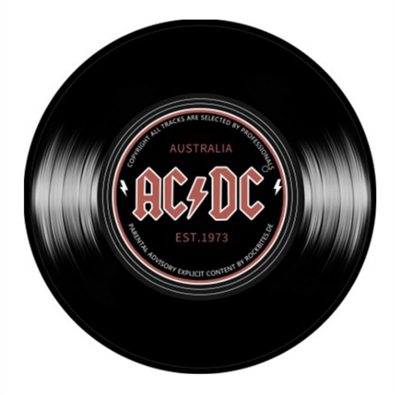 Round Vinyl Record Rug